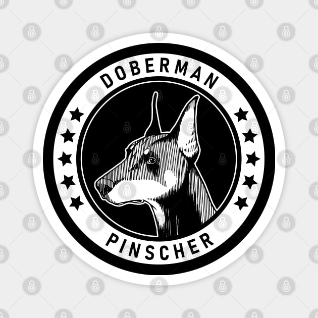 Doberman Pinscher Fan Gift Magnet by millersye